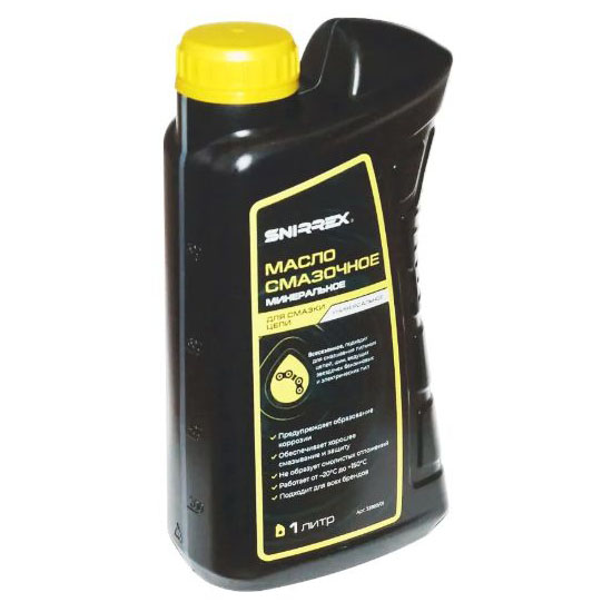 Масло для смазки цепи SNIRREX минеральное универсальное  1 л 33869 в Уфе