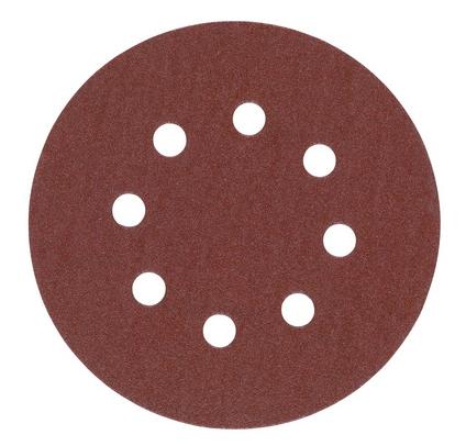 Шлифкруг Milwaukee 8отверстий 125 зерно80 (25шт)