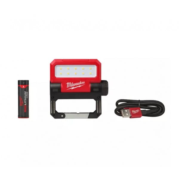 Аккумуляторный фонарь компактный Milwaukee заряжаемый через USB L4 FFL-301 4933479766