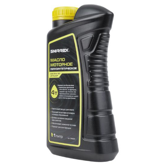 Масло моторное SNIRREX 4-х тактное полусинтетическое SAE 5W-30 API SJ CF, 1 л 33868 в Уфе