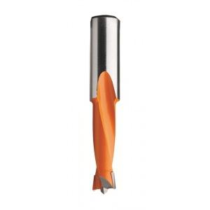 Сверло для присадочного станка "CMT" HW D8х27х57,5мм. S10х27 Z=2+2 LH  310.080.12