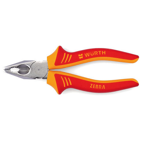 Пассатижи WURTH ZEBRA  VDE 200мм  0071401 576 в Уфе 