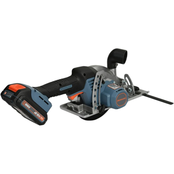 Циркулярная пила аккумуляторная SENIX PSCX2-M4-EU 20В б/щ 1 АКБ 4.0 Ач + ЗУ КЕЙС в Уфе