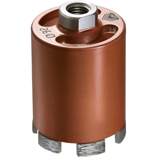 Коронка алмазная АДЕЛЬ Серия DH-DE400 Ø72/65 M16 R 6LSP ДУУ00005755 в Уфе