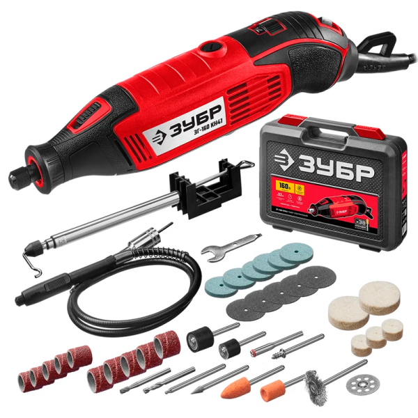 Гравер электрический ЗУБР 41пр.  ЗГ-160 КН41 в Уфе