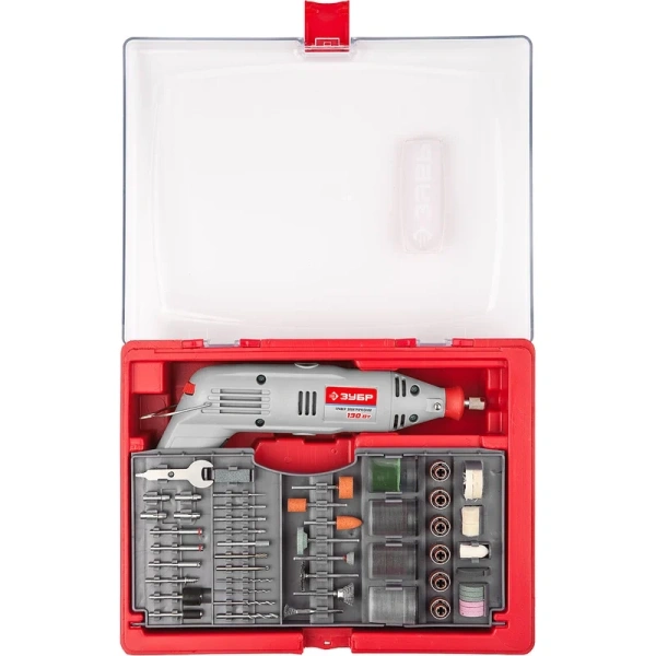 Гравер электрический ЗУБР 176пр. в кейсе  ЗГ-130ЭК Н176 в Уфе