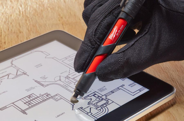 Маркер Milwaukee INKZALL для стройплощадки тонкий со Стилусом 1шт