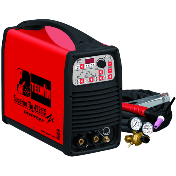 Аппарат аргонодуговой сварки SUPERIOR TIG 422 AC/DC-HF/LIFT + TIG ACC. Telwin в Уфе