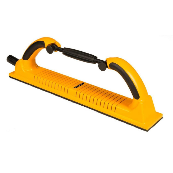 Ручной гибкий шлифовальный блок 70х400 53 отв., жёлтый в Уфе 