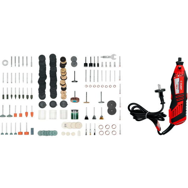 Гравер электрический ЗУБР 172пр. в кейсе  ЗГ-130ЭК Н172 в Уфе