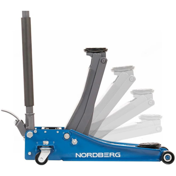 Домкрат подкатной NORDBERG супернизкий 3т, H=75-500мм N32032 в Уфе 