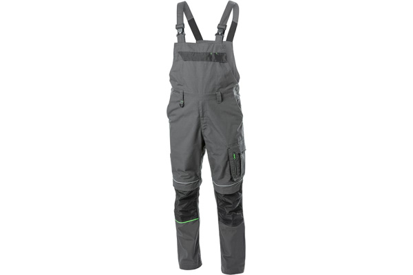 Полукомбинезон рабочий HOEGERT LEMBERG размер M (50) темно-серая  HT5K801-M