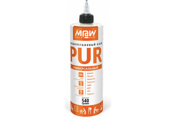 Клей полиуретановый Men at Work PUR Универсальный 540 гр.  56858 в Уфе