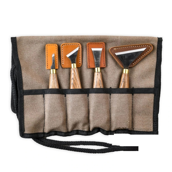 Набор для резьбы по дереву ПЕТРОГРАДЪ N6, 4пр. М00016083 в Уфе 