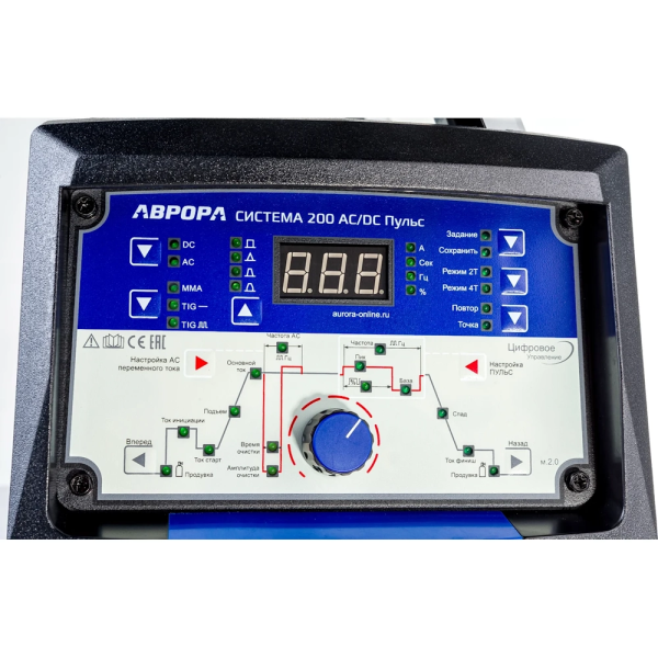 Сварочный аппарат аргонодуговой сварки АВРОРА Система 200 AC/DC  Пульс 2поколение  00032249 в Уфе