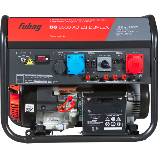 Бензогенератор FUBAG BS 8500 XD ES  DUPLEX  641090 в Уфе