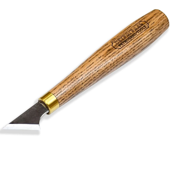 Нож резчицкий ПЕТРОГРАДЪ косая заточка 45гр. 180/40мм. М00019630 в Уфе 