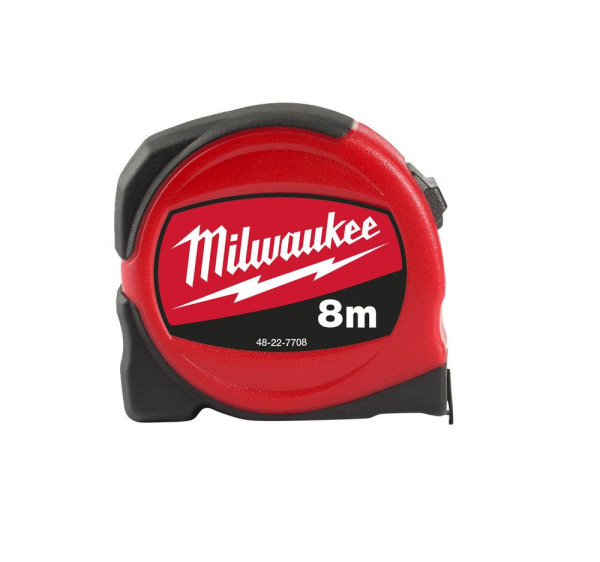 Рулетка Milwaukee SLIM 8м / ширна 25мм