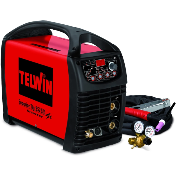 Аппарат аргонодуговой сварки SUPERIOR TIG 252AC/DC HF/LIFT VRD + TIG ACC. Telwin в Уфе