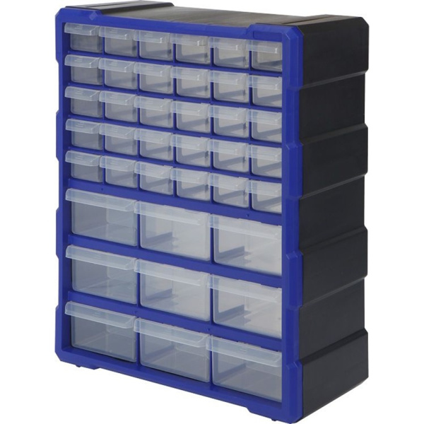 Органайзер пластиковый WORKPRO 39 ящичков WP283010 в Екатеринбурге