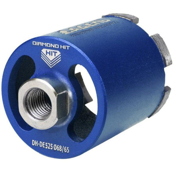 Коронка алмазная АДЕЛЬ Серия DH-DE525 Ø68/65 M16 R 6LSP 00-00006209 в Уфе