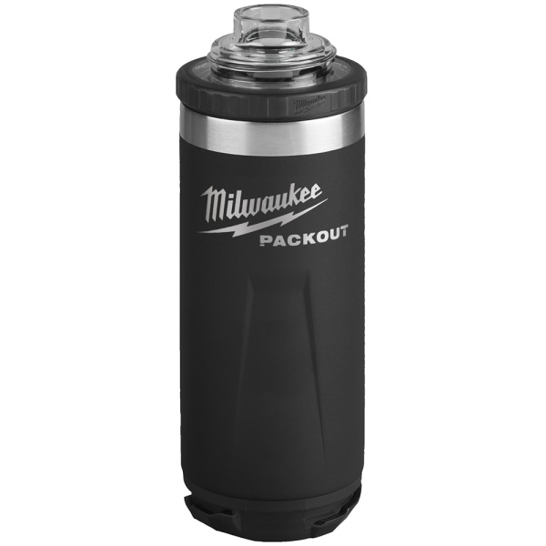 Термос чёрный MILWAUKEE PACKOUT™ CHUG LID 710 мл 4932493466