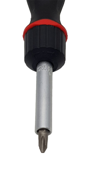 Отвертка с реверсивным механизмом  Felo с набором бит 8шт 37420405 в Уфе 