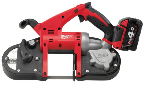Акк. ленточная пила Milwaukee HD18 BS-402С (Li-Ion4Ач)
