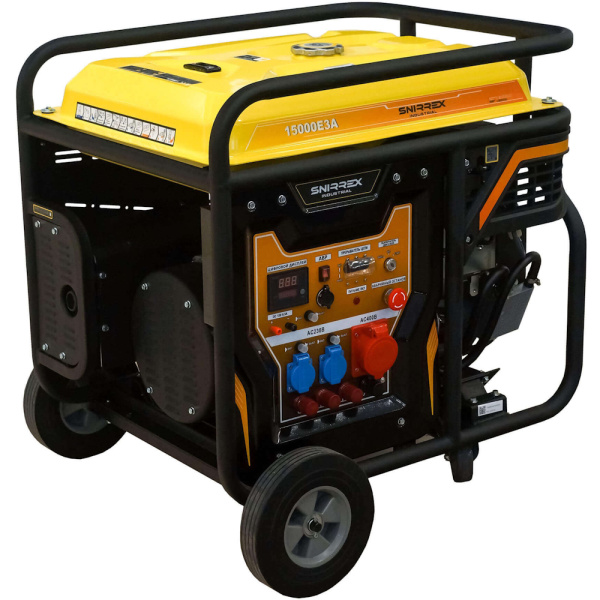 Генератор бензиновый SNIRREX 15000E3A