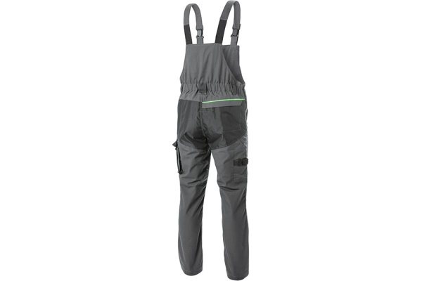 Полукомбинезон рабочий HOEGERT LEMBERG размер M (50) темно-серая  HT5K801-M в Уфе