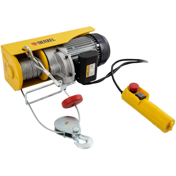 Тельфер электрический Denzel TF-1000, 1т, 1600Вт, высота 12 м, 8м/мин//  52016 в Уфе