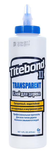 Клей KREG Transparent II Premium Wood Glue 473 мл TB1124