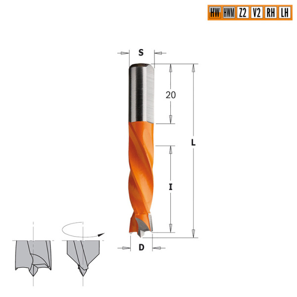Сверло для присадочного станка CMT RH 308.060.11 в Уфе