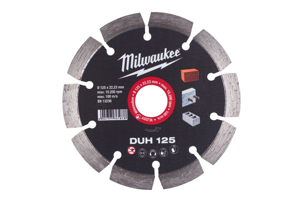 Алмазный диск Milwaukee DUH 125 (RU) 4932479464