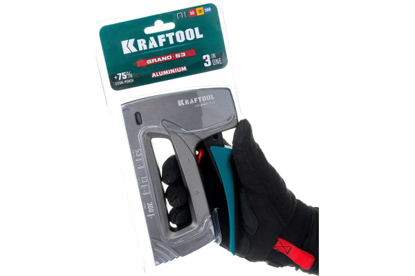 Степлер механический Kraftool тип 53, 13 алюминиевый корпус  3193 в Уфе 