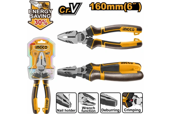 Плоскогубцы комбинированные INGCO  160 мм HHCP28160  в Уфе 