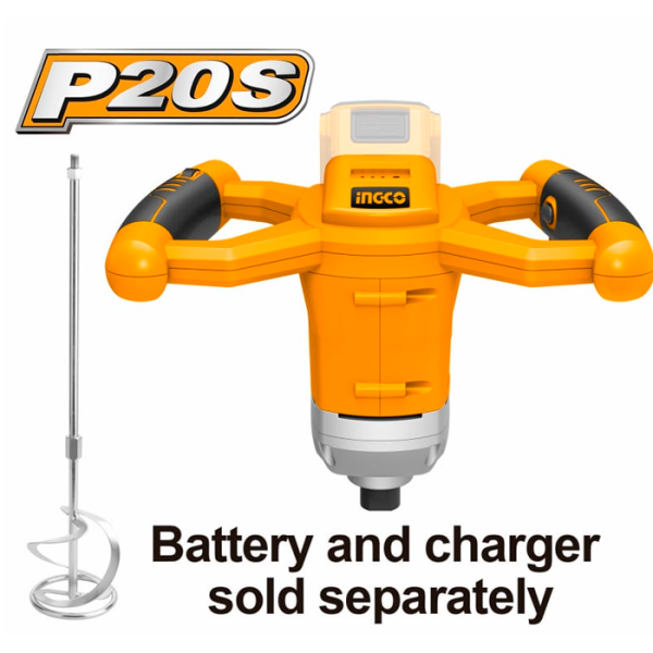 Аккумуляторный миксер INGCO INDUSTRIAL 20 В MXLI2001 в Уфе