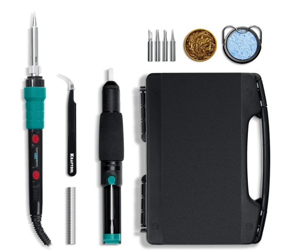Паяльная цифровая станция Kraftool KS-15 мини 14-в-1  55346 в Екатеринбурге 