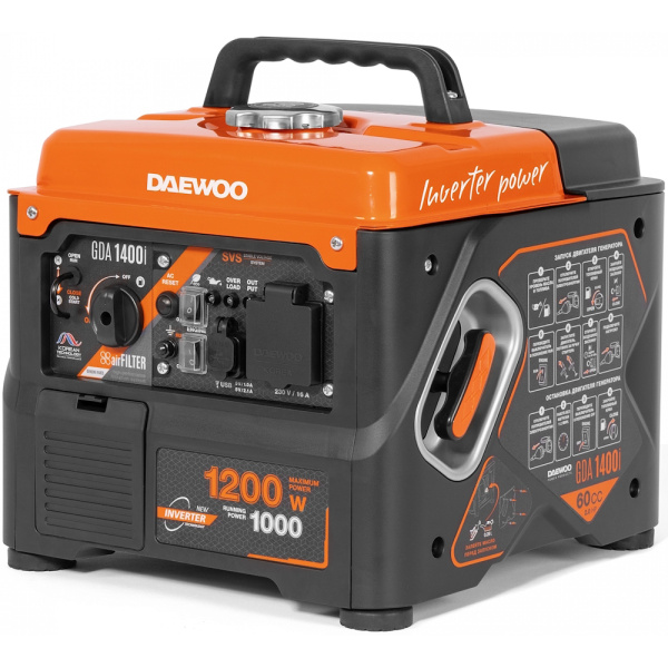 Генератор бензиновый инверторный DAEWOO GDA 1400i в Уфе