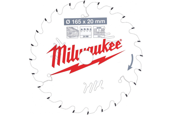 Пильный диск Milwaukee по дереву Z40 4932471312