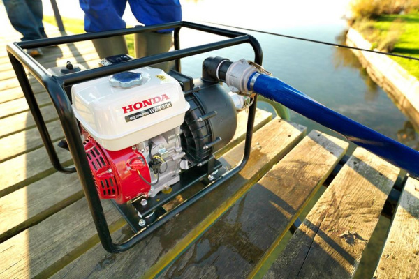 Мотопомпа бензиновая Honda WMP20X1E1T в комплекте с рукавами в Екатеринбурге